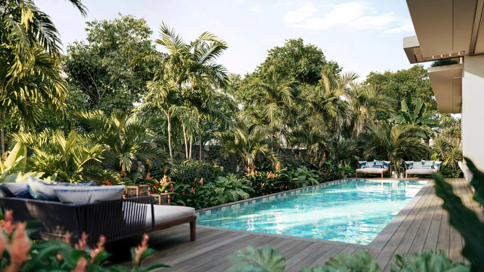 AIKO Residence — common pool and timber deck